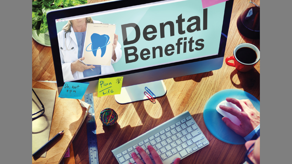Dental benefits on the computer
