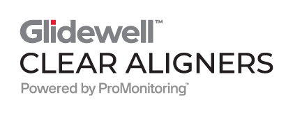Glidewell Clear Aligners Powered by ProMonitoring Logo Glidewell Clear Aligners Powered by ProMonitoring Logo