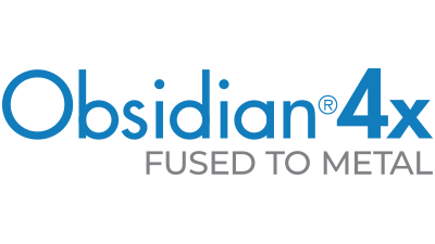 Obsidian Fused to Metal Logo